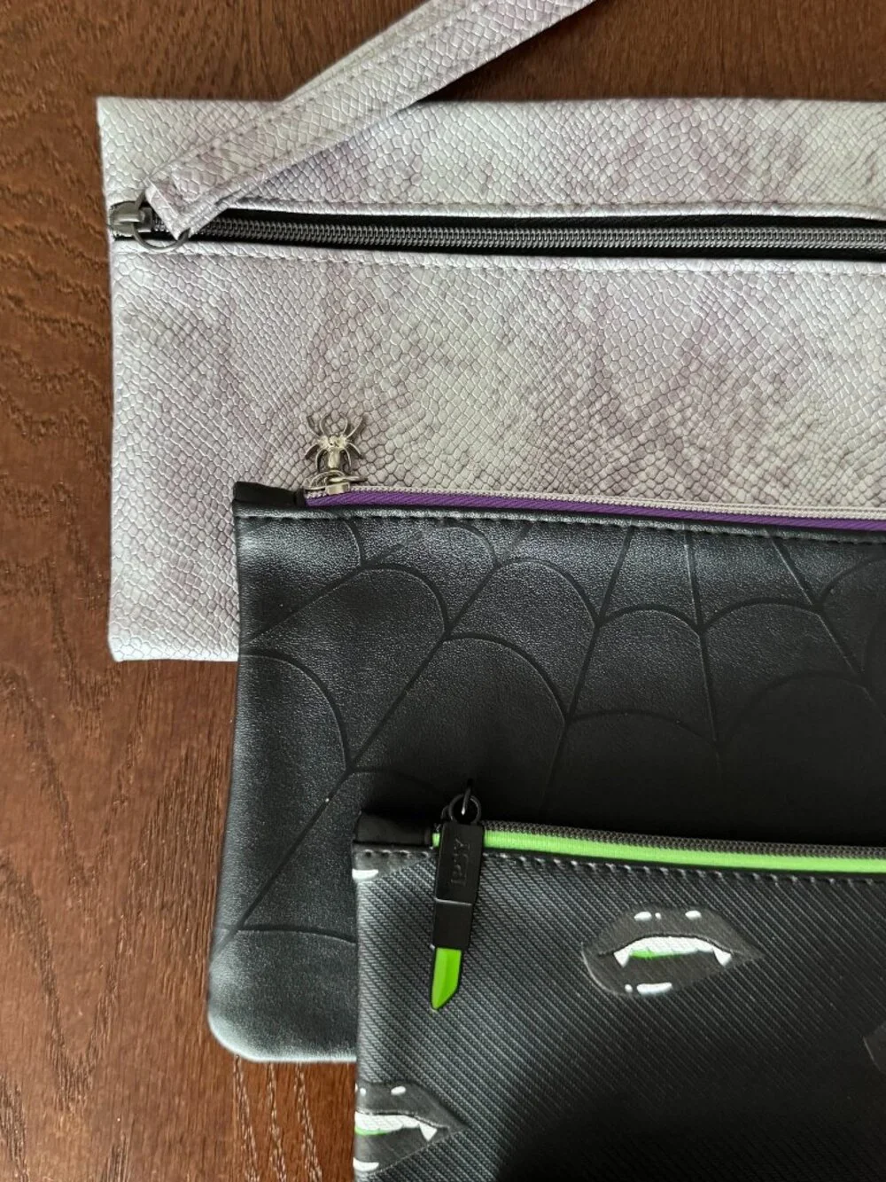 Ipsy Glam Bag Lot of 4 Witchy Celestial Snake Mystical Cosmetic Pouches